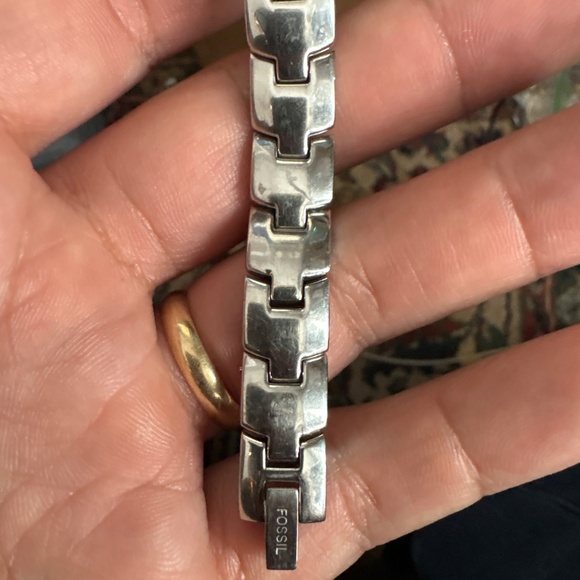 FOSSIL Collection Steel Lady Quartz Round Silver Dial Reference FS-2729 - Picture 4 of 4